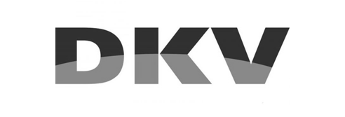 dkv brand logo gray
